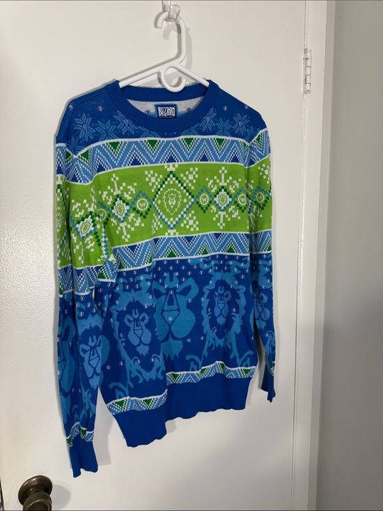 Blizzard Other - Blizzard Men’s Medium For the Alliance Ugly Christmas Sweater